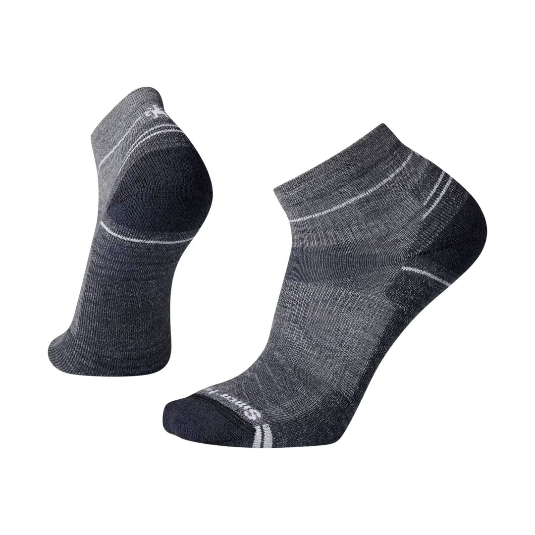 Smartwool Men's Hike Ankle Light Cushion Socks - Medium Gray - Lenny's Shoe & Apparel