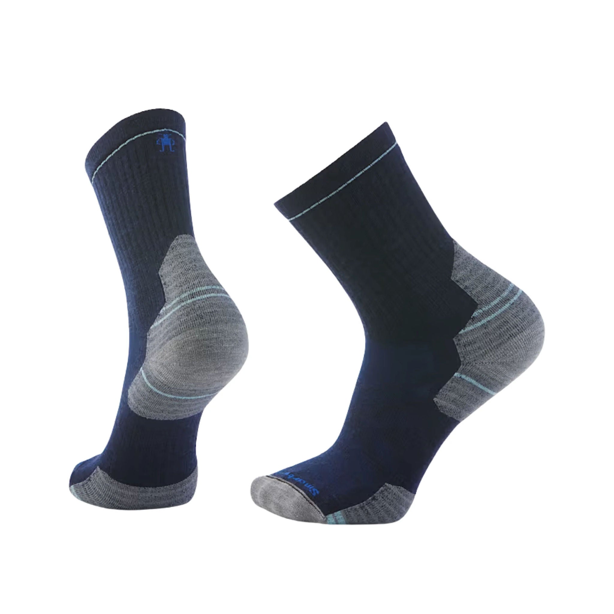 Smartwool Men's Hike Targeted Cushion Mid Crew Socks Deep Navy / Large Smartwool Men's Hike Targeted Cushion Mid Crew Socks Deep Navy / Large