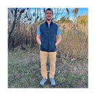 Smartwool Men's Hudson Trail Fleece Vest - Charcoal Black - Lenny's Shoe & Apparel