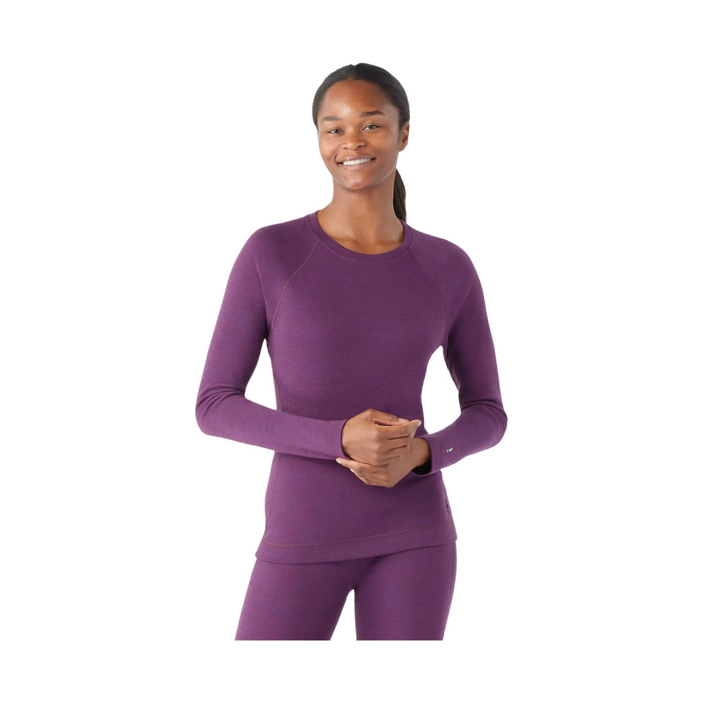 Smartwool Women's Classic Thermal Merino Base Layer Crew Purple Iris