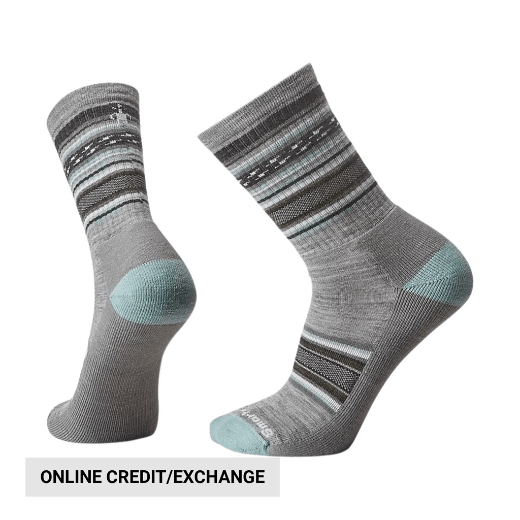 Smartwool Women's Everyday ReGarita Light Cushion Crew Socks - Light Gray - Lenny's Shoe & Apparel