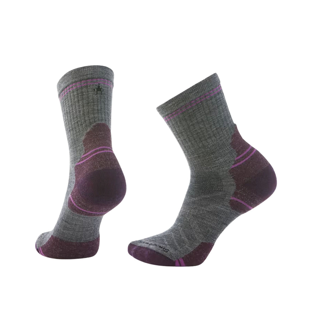 Smartwool Women's Hike Targeted Cushion Mid Crew Socks - Medium Gray - Lenny's Shoe & Apparel