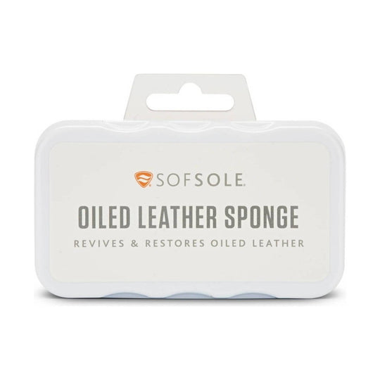 Sof Sole oiled leather sponge packaging on a white background