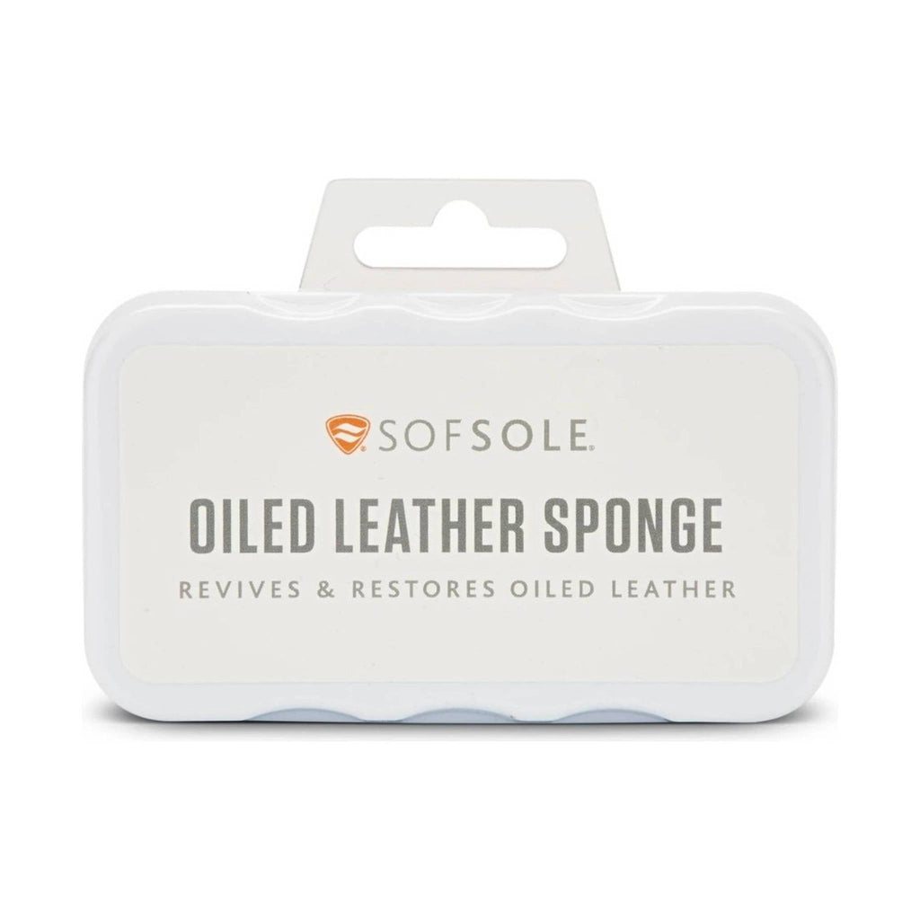 Sof Sole oiled leather sponge packaging on a white background