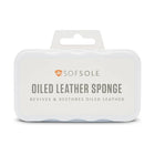 Sof Sole oiled leather sponge packaging on a white background