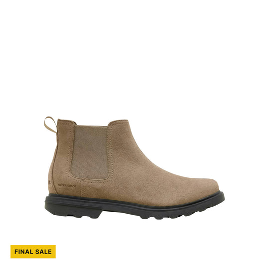 Sorel Men's Cyprus Waterproof Chelsea Boots - Khaki II/ Jet - FINAL SALE - Lenny's Shoe & Apparel
