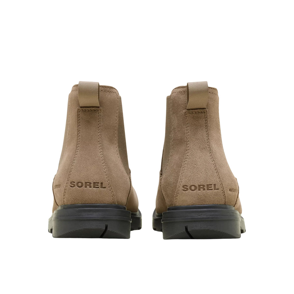 Sorel Men's Cyprus Waterproof Chelsea Boots - Khaki II/ Jet - Lenny's Shoe & Apparel