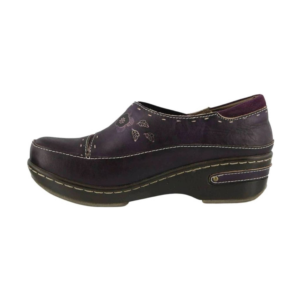 Spring Step L'artiste Women's Burbank Clogs - Purple - Lenny's Shoe & Apparel