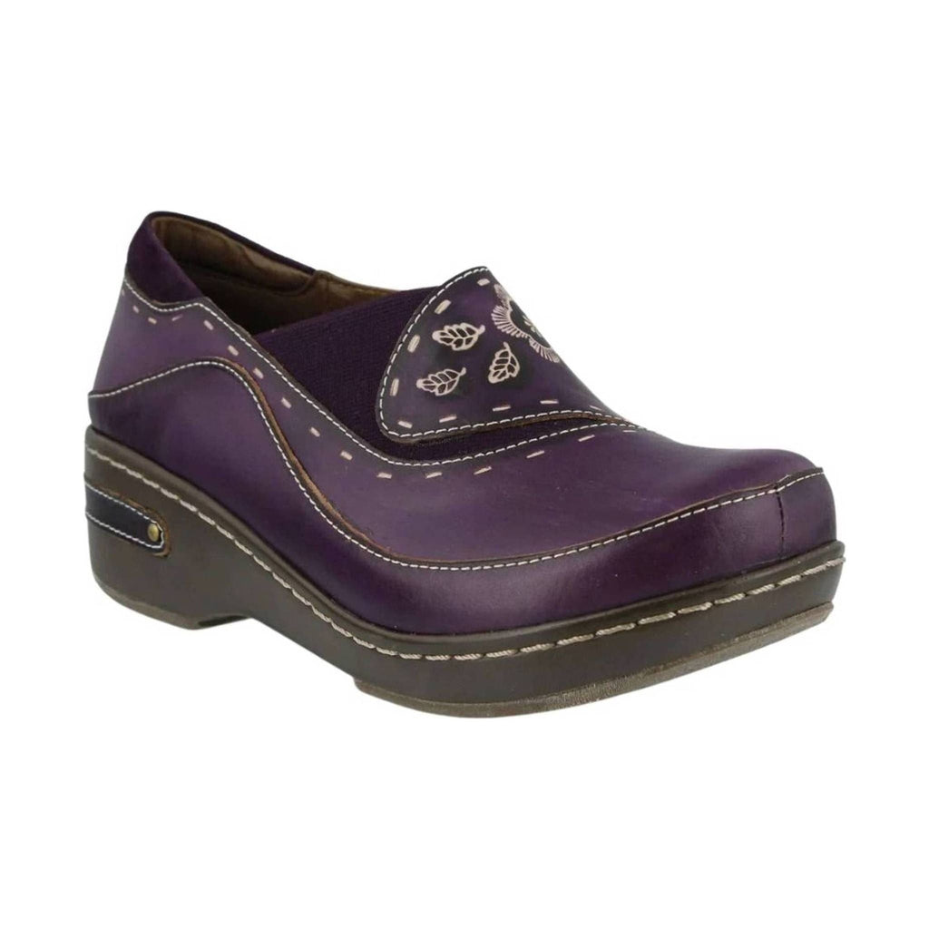 Spring Step L'artiste Women's Burbank Clogs - Purple - Lenny's Shoe & Apparel
