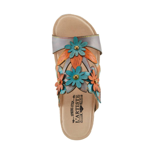 Spring Step L'artiste Women's Lavonda Sandals - Grey Multi - Lenny's Shoe & Apparel