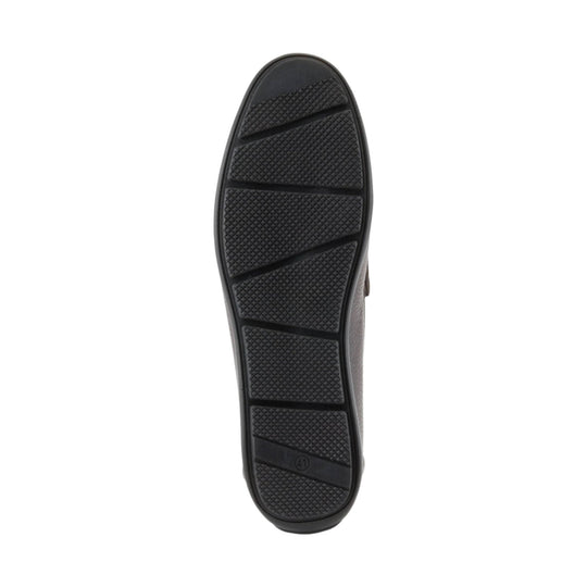 Black rubber shoe outsole with textured traction panels and size 41 marking