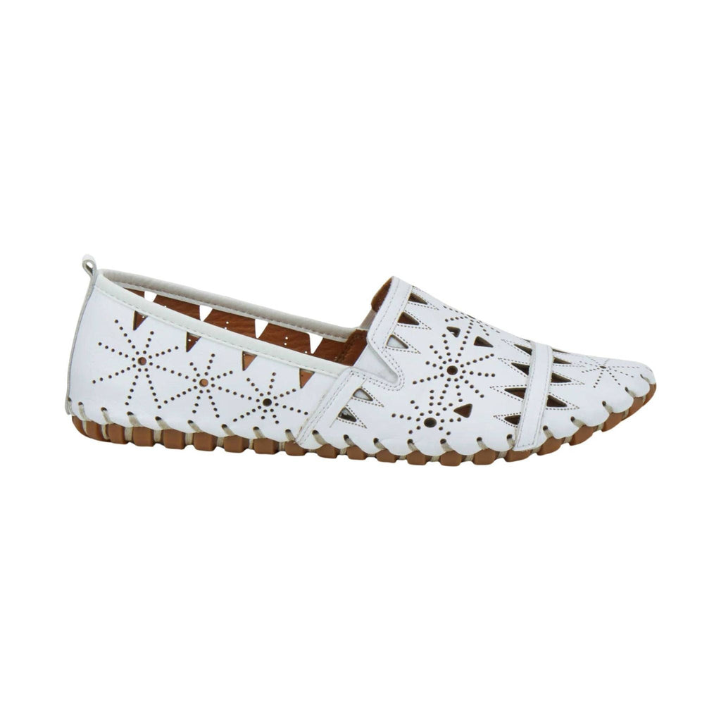 Spring Step Women's Fusaro Loafer Shoes - White - Lenny's Shoe & Apparel