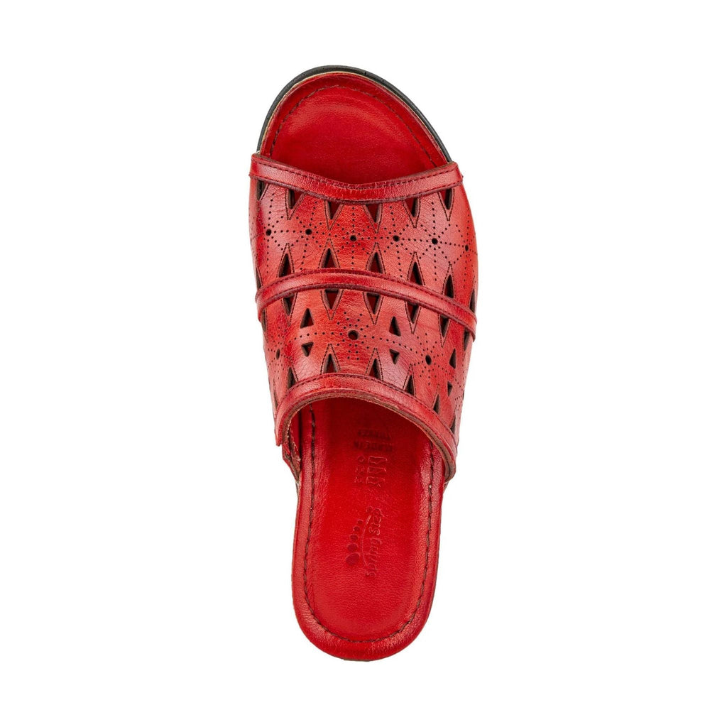 Spring Step Women's Fusawedge Sandals - Red - Lenny's Shoe & Apparel