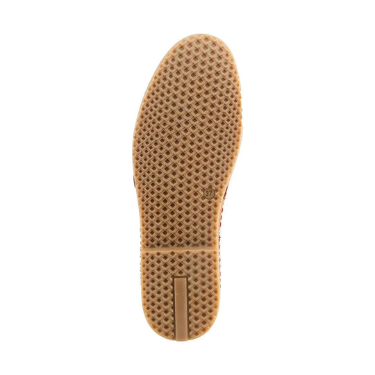 Tan rubber shoe sole with a diamond tread pattern and size mark 37