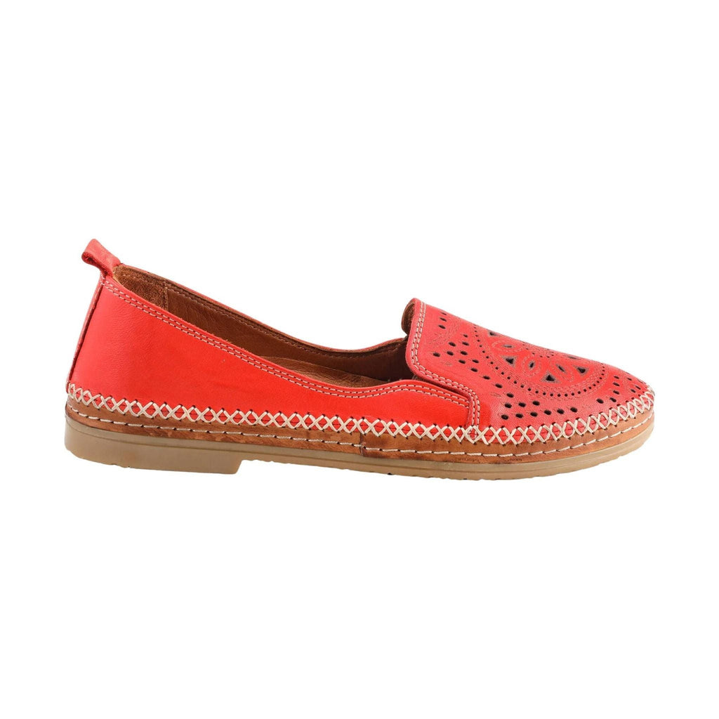Spring Step Women's Ingrid Slip On Loafer - Red - Lenny's Shoe & Apparel