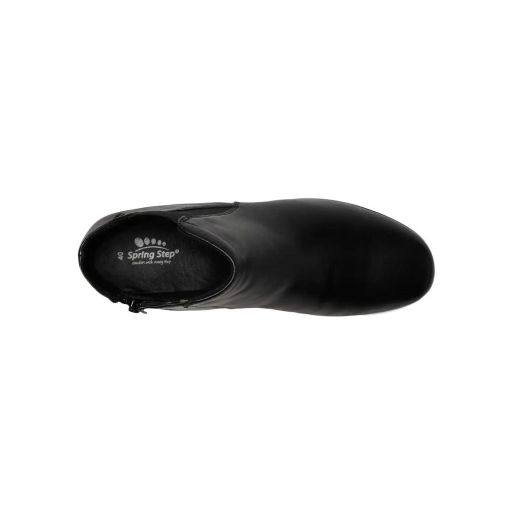 Spring Step Women's Leather Wedge Apso Boots - Black - Lenny's Shoe & Apparel
