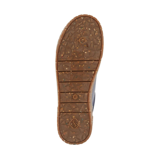 Brown treaded shoe sole with size 37 marking