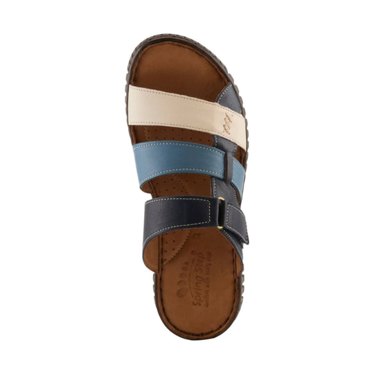 Spring Step Women's Olly Sandals - Denim Multi - Lenny's Shoe & Apparel