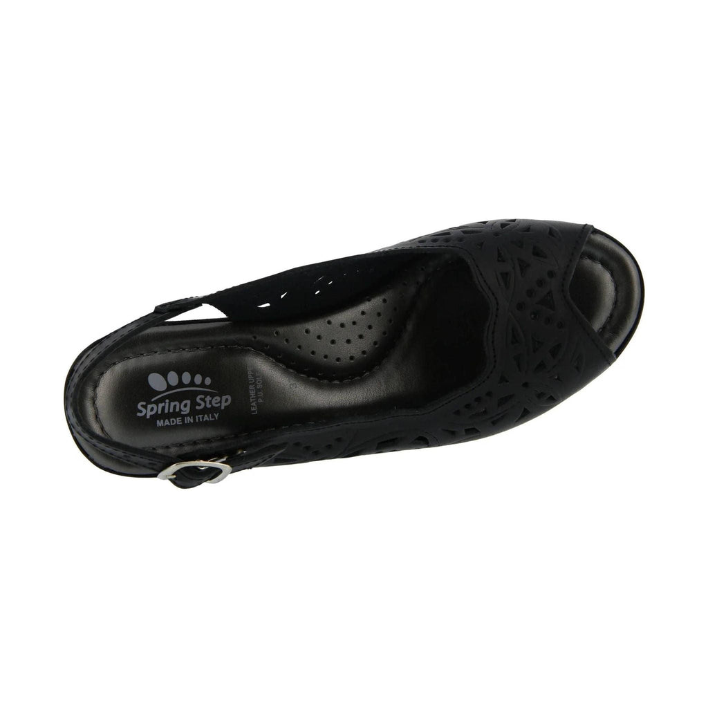 Spring Step Women's Orella Sandals - Black - Lenny's Shoe & Apparel