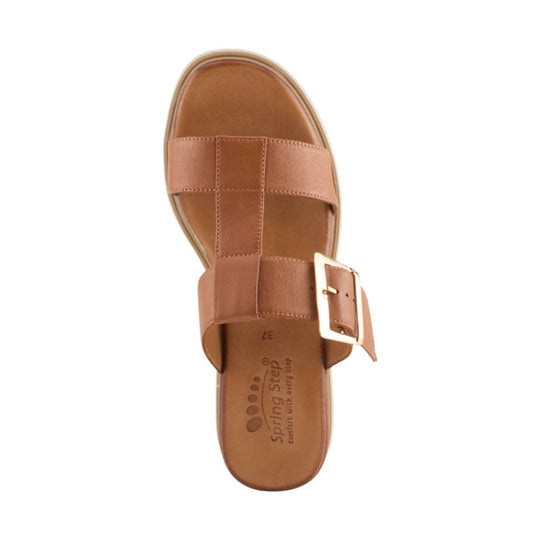 Spring Step Women's Seaport Sandals - Camel - Lenny's Shoe & Apparel