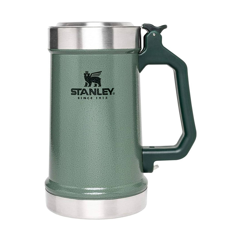 Stanley Classic Beer Stein with Bottle Opener 24 oz - Hammertone Green - Lenny's Shoe & Apparel