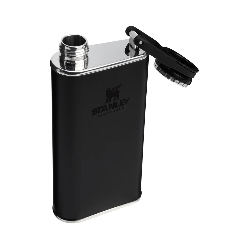 Stanley Classic Easy Fill Wide Mouth Flask 8oz - Black 2.0 - Lenny's Shoe & Apparel