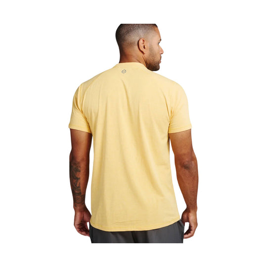 Light yellow short-sleeve T-shirt shown from the back