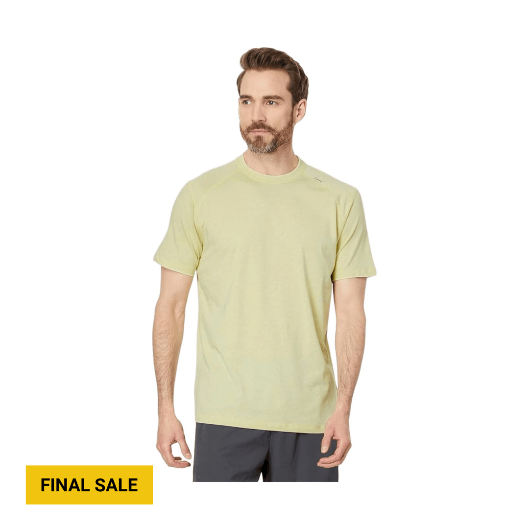 Tasc Men's Carrollton Fitness Tee - Limelight Heather - Lenny's Shoe & Apparel