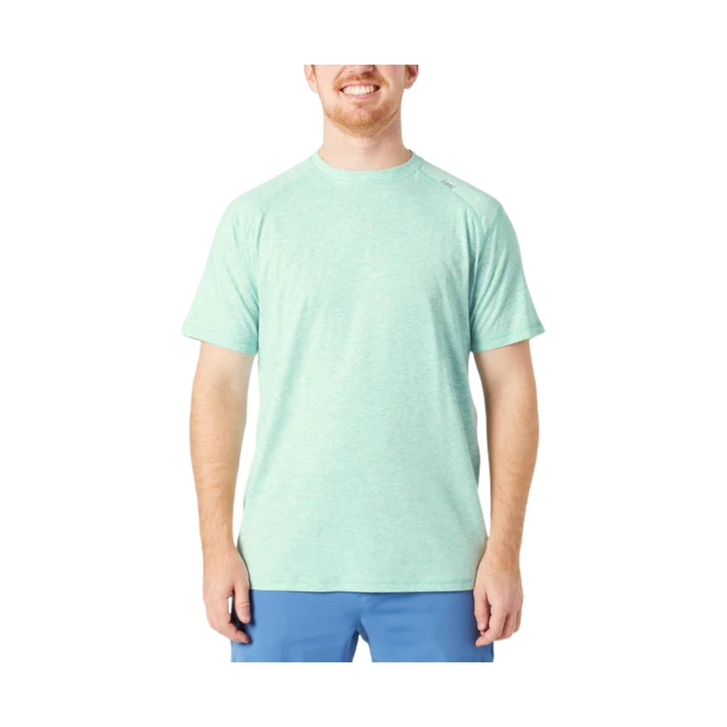 Tasc Men's Carrollton Fitness Tee - Serene Heather - ONLINE STORE CREDIT/EXCHANGE ONLY - Lenny's Shoe & Apparel