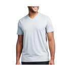 Tasc Men's Carrollton Fitness V Neck Tee - Perfect Grey Heather - Lenny's Shoe & Apparel