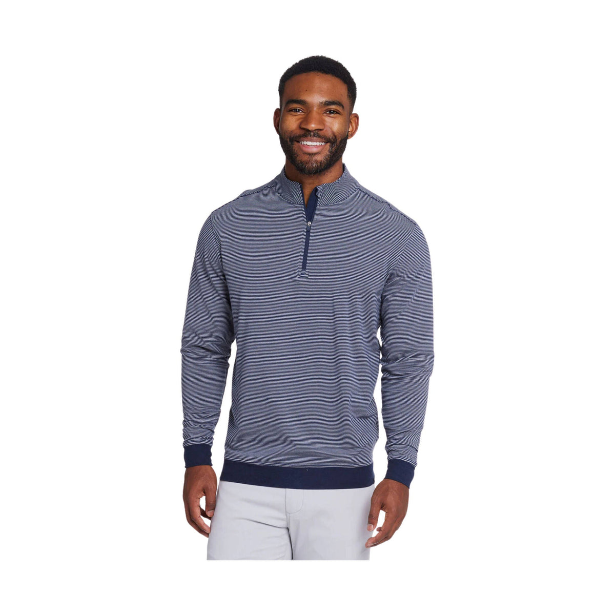 Tasc Men's Cloud French Terry Quarter Zip - Classic Navy/Alloy – Lenny ...