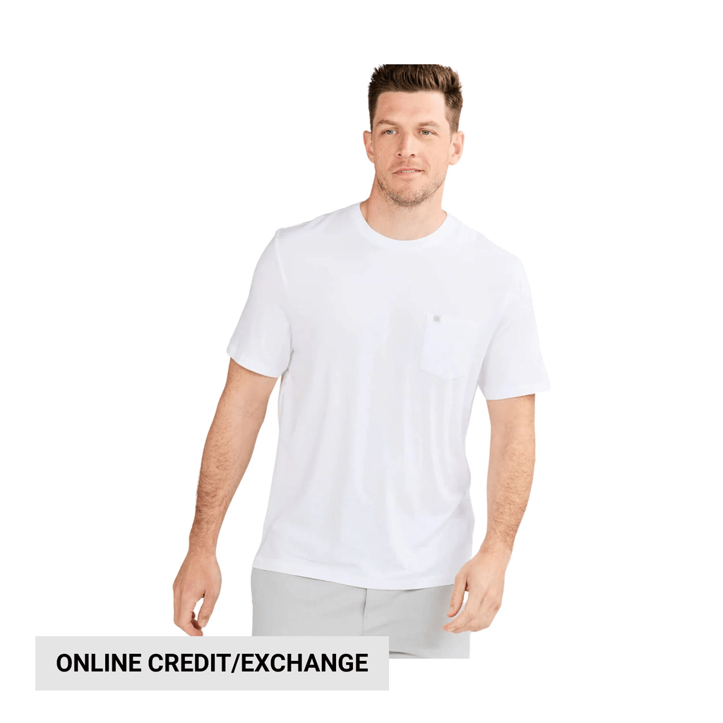Tasc Men's Seaside Pocket T Shirt - White - Lenny's Shoe & Apparel