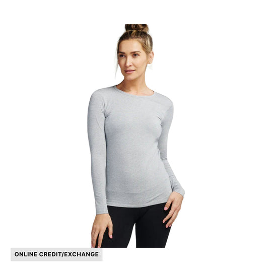 Tasc Women's Nola Long Sleeve Shirt - Perfect Grey Heather - ONLINE CREDIT/EXCHANGE - Lenny's Shoe & Apparel