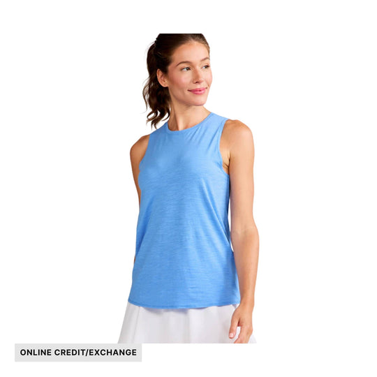 Tasc Women's Nola Tank 2.0 - Blue Topaz - ONLINE CREDIT/EXCHANGE - Lenny's Shoe & Apparel