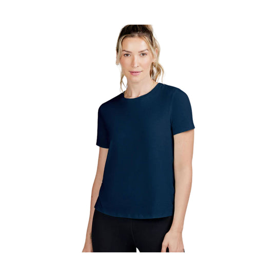 Tasc Women's All Day Short Sleeve T Shirt - Classic Navy - Lenny's Shoe & Apparel