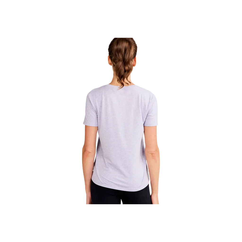 Tasc Women's All Day Short Sleeve T Shirt - Lavender Heather - Lenny's Shoe & Apparel