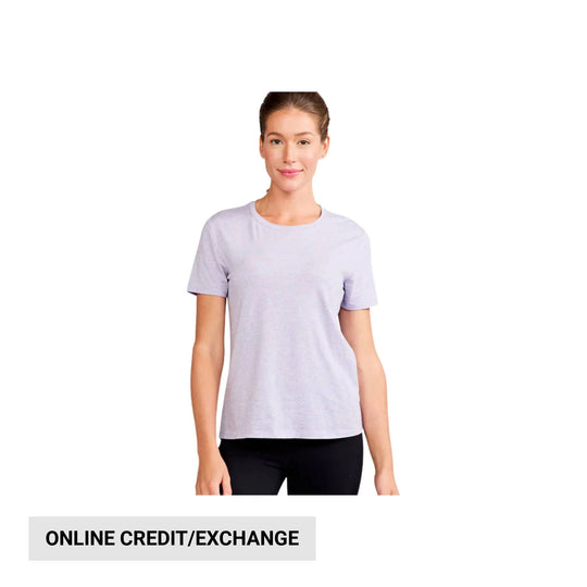 Tasc Women's All Day Short Sleeve T Shirt - Lavender Heather - Lenny's Shoe & Apparel