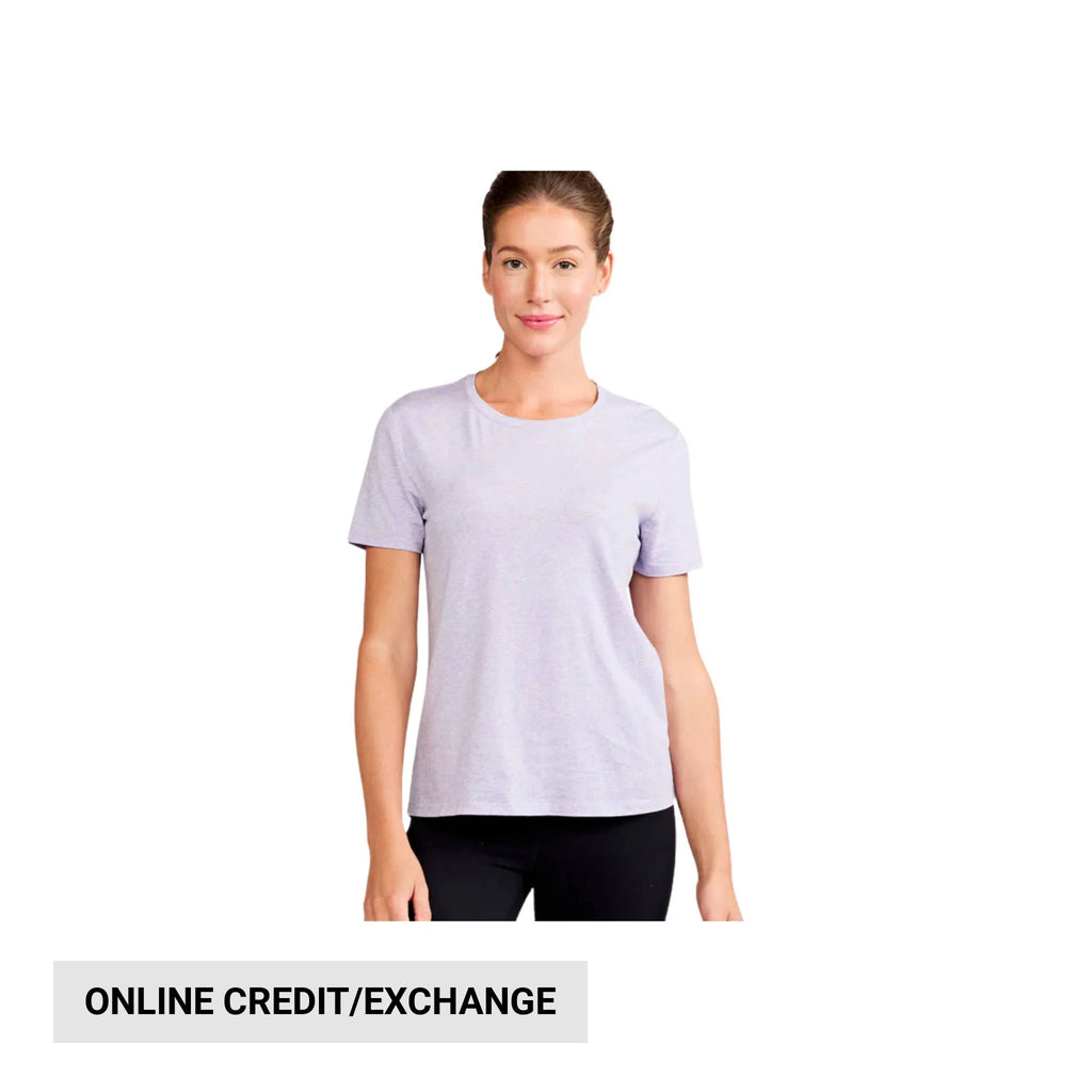 Tasc Women's All Day Short Sleeve T Shirt - Lavender Heather - Lenny's Shoe & Apparel