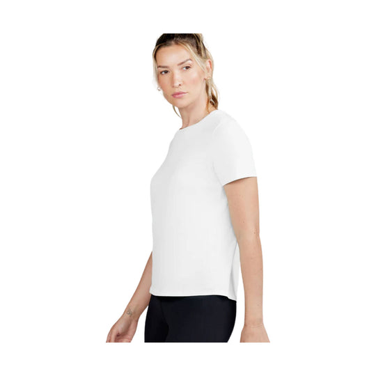 Tasc Women's All Day Short Sleeve T Shirt - White - Lenny's Shoe & Apparel