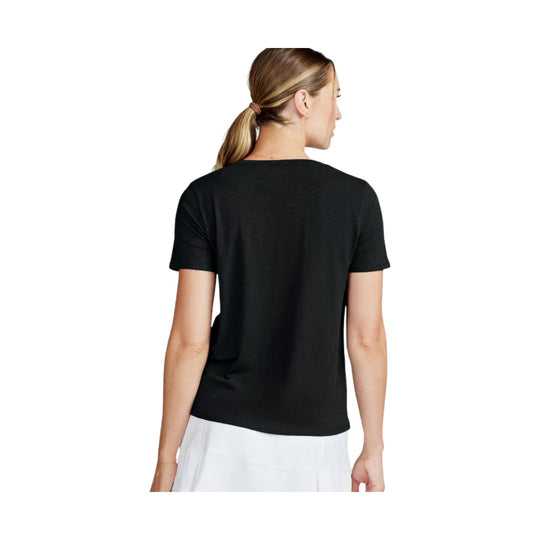 Tasc Women's All Day V - Neck Top - Black - Lenny's Shoe & Apparel