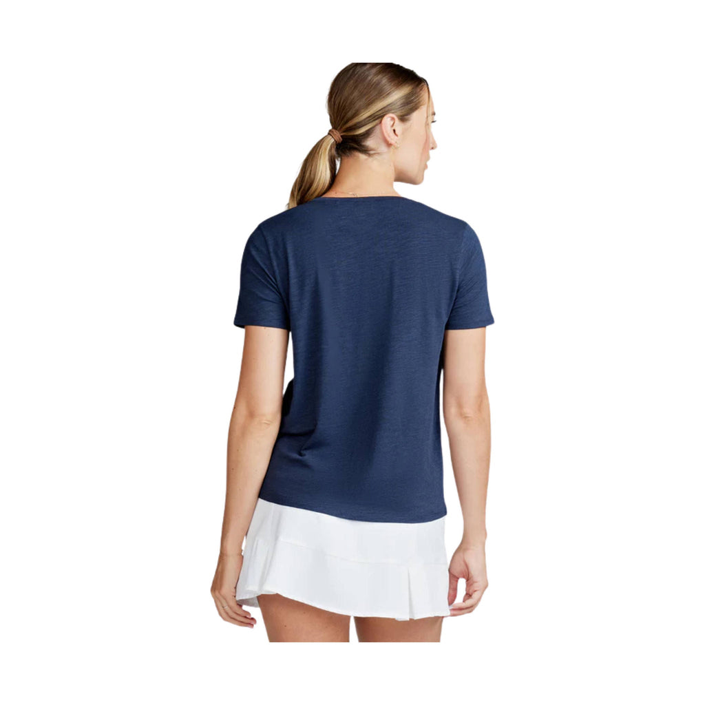 Tasc Women's All Day V - Neck Top - Navy - ONLINE STORE CREDIT/EXCHANGE ONLY - Lenny's Shoe & Apparel