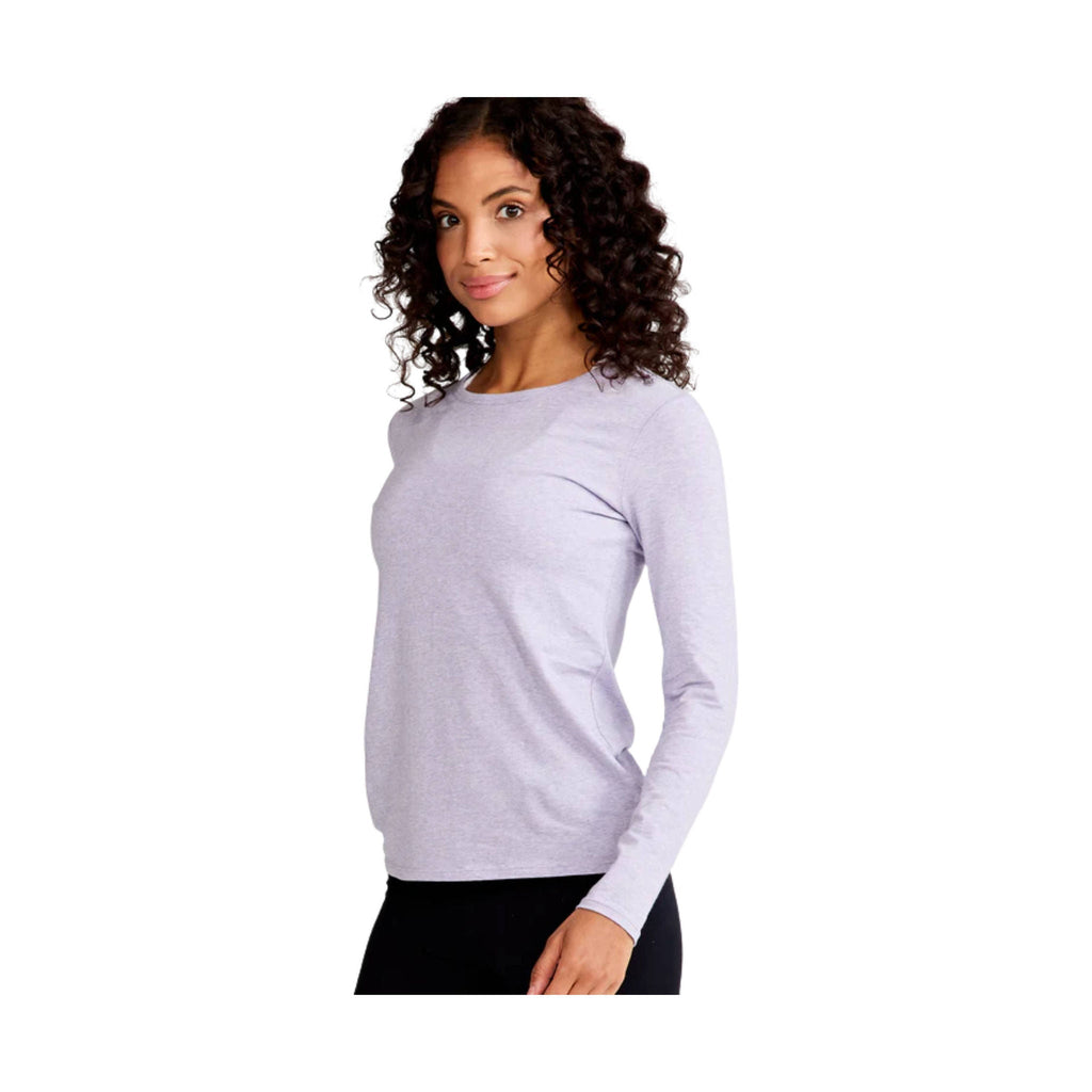 Tasc Women's Nola Long Sleeve Shirt - Lavender Heather - Lenny's Shoe & Apparel