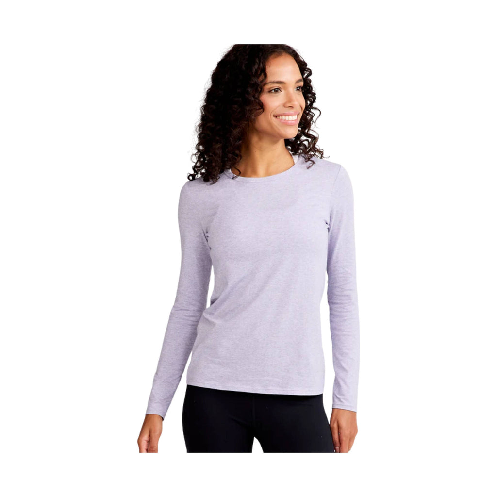 Tasc Women's Nola Long Sleeve Shirt - Lavender Heather - Lenny's Shoe & Apparel
