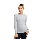 Tasc Women's Nola Long Sleeve Shirt - Perfect Grey Heather - Lenny's Shoe & Apparel