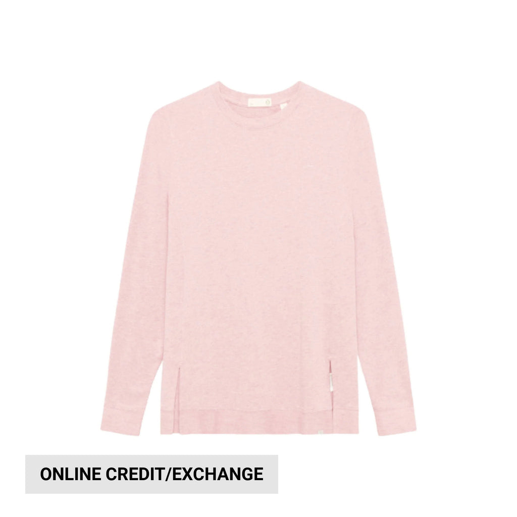 Tasc Women's Riverwalk French Terry Sweatshirt - Blush Heather - Lenny's Shoe & Apparel