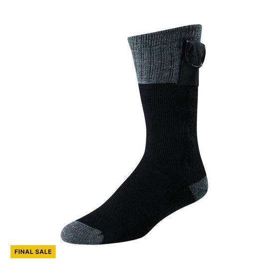 Terramar Battery Sock - Black - FINAL SALE - Lenny's Shoe & Apparel