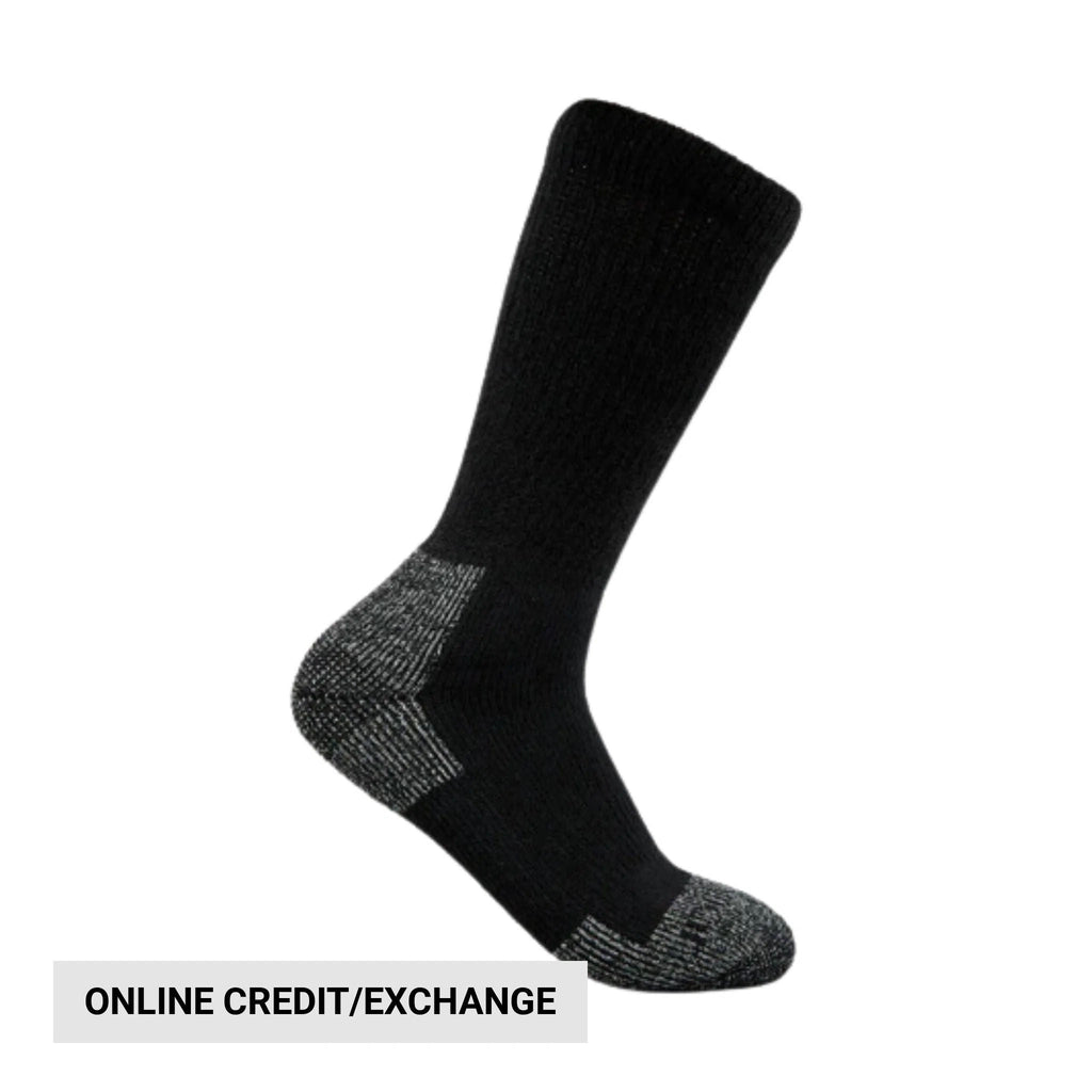 Terramar Steel Toe Work Socks 3 Pack - Black - Lenny's Shoe & Apparel