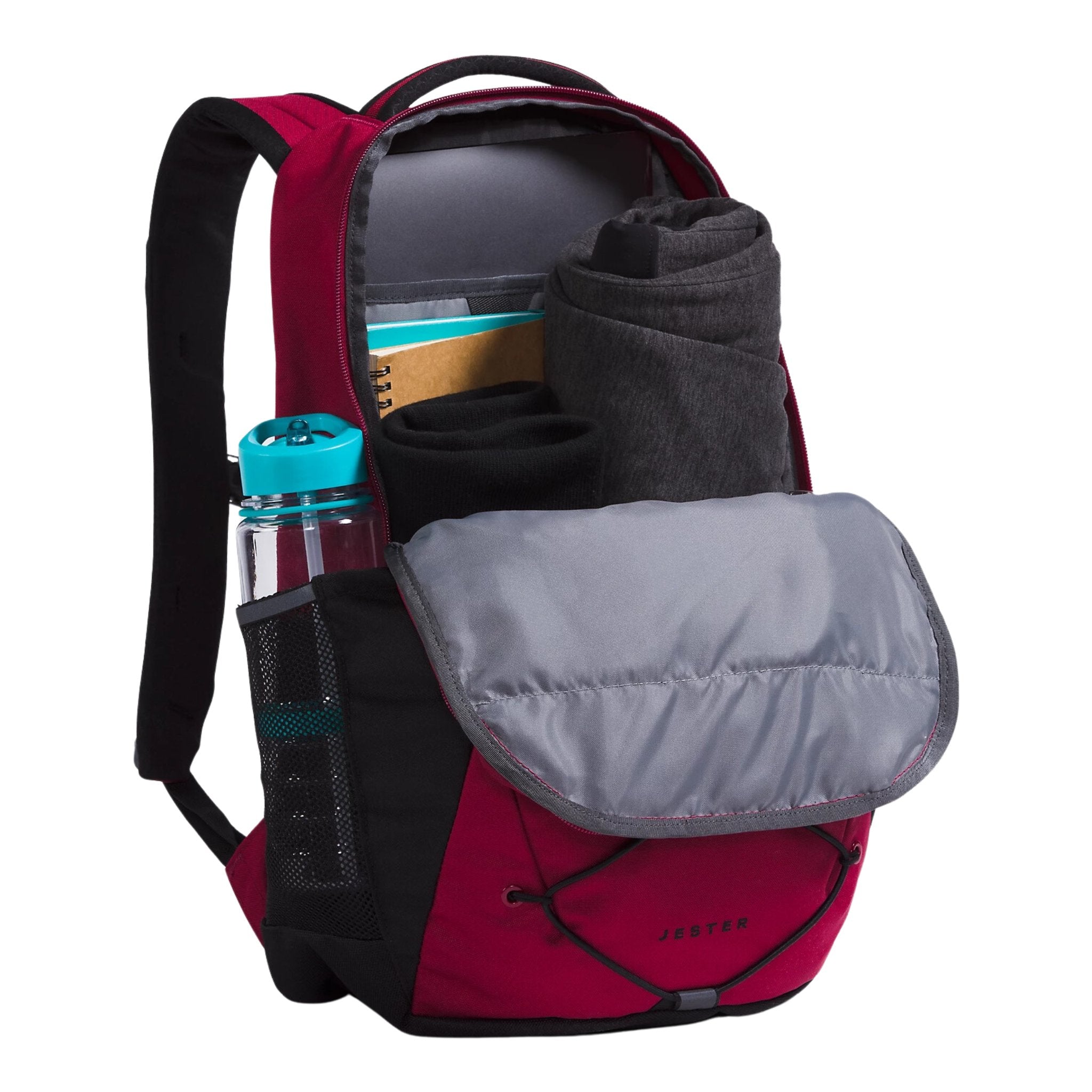 The North Face Jester Backpack Beetroot/TNF Black The North Face Jester Backpack Beetroot/TNF Black