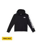 The North Face Kids' Camp Fleece Pullover Hoodie - Black/White - Lenny's Shoe & Apparel