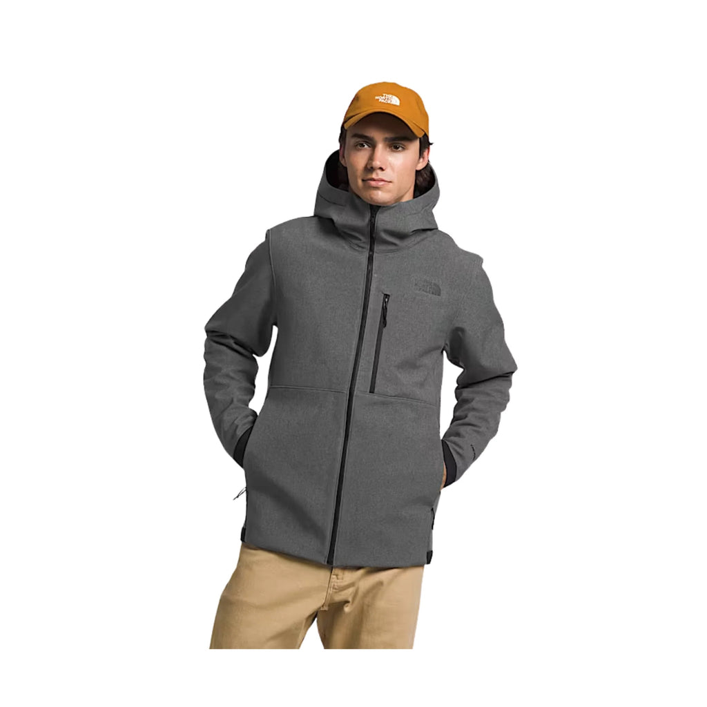 The North Face Men's Apex Bionic 3 Hoodie Jacket - TNF Dark Grey Heather - Lenny's Shoe & Apparel